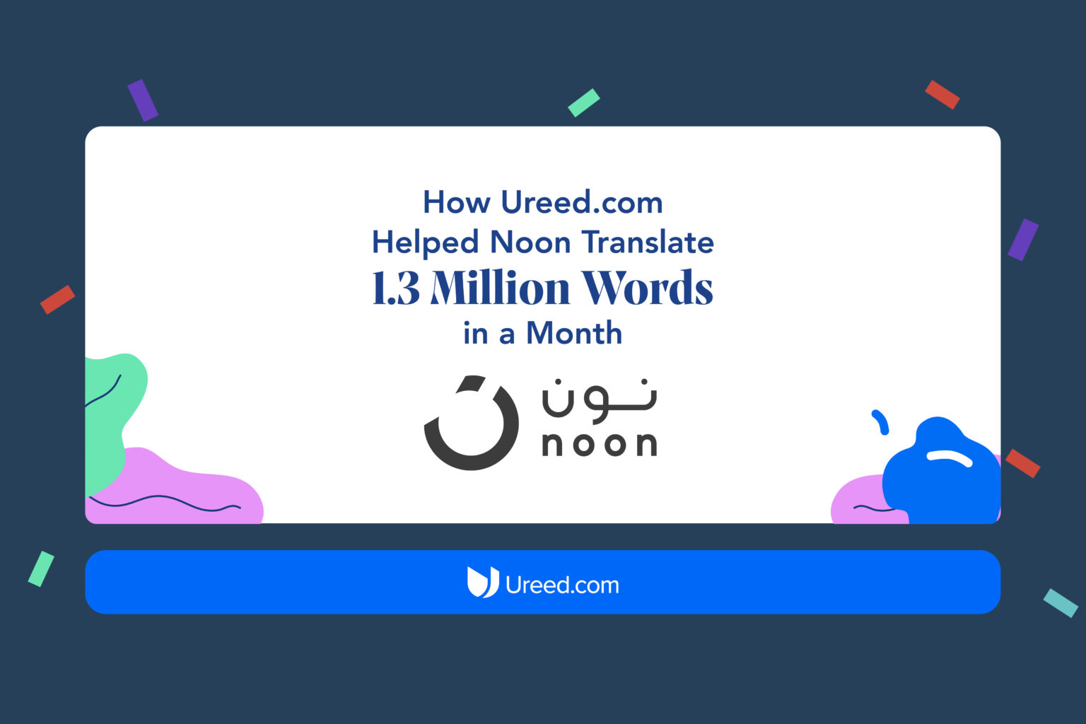 How Ureed.com Helped Noon Translate 1.3M Words in a Month